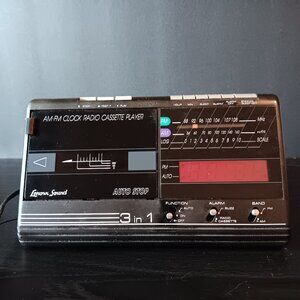 Lenoxx Sound Alarm Clock Radio Cassette Player